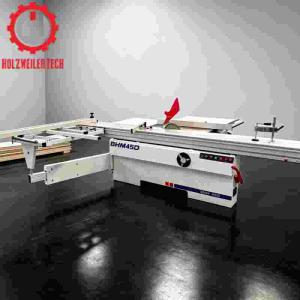 Flat-Base 4kw*0.75kw Woodworking Sliding Table Saw 